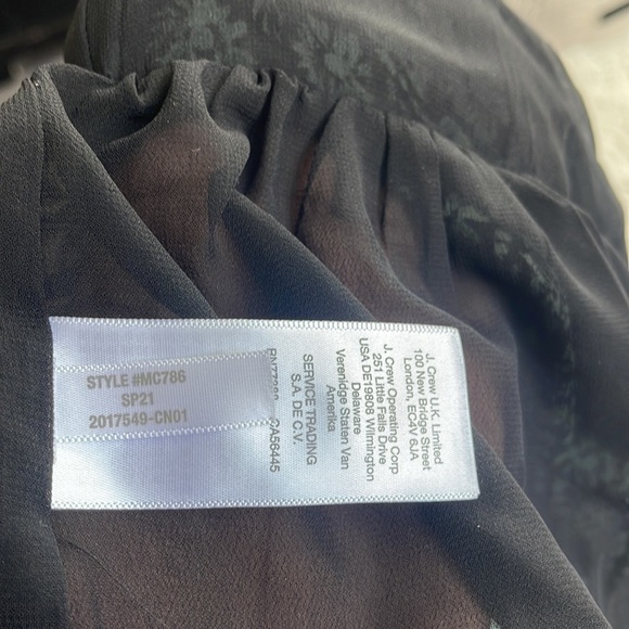 Madewell Georgette Ruffle Sleeve Peplum Top - Picture 7 of 8